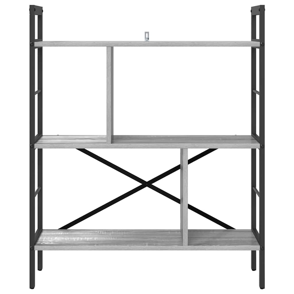 Libreria Grigio Sonoma 75 x 30 x 91 cm Legno multistrato | homemem39