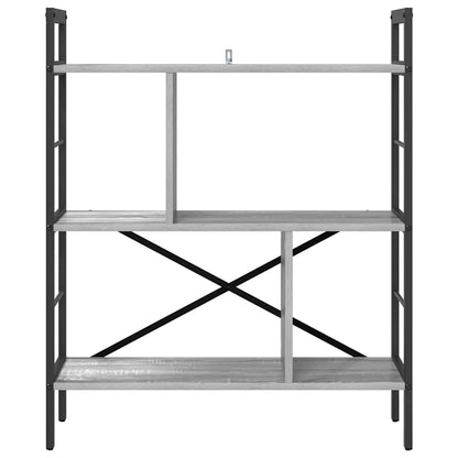 Libreria Grigio Sonoma 75 x 30 x 91 cm Legno multistrato | homemem39