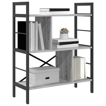 Libreria Grigio Sonoma 75 x 30 x 91 cm Legno multistrato | homemem39