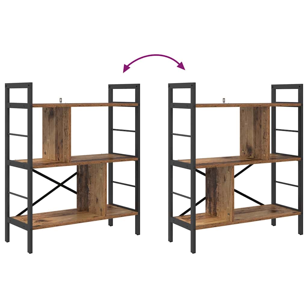 Libreria Legno vecchio 75 x 30 x 91 cm Legno multistrato | homemem39