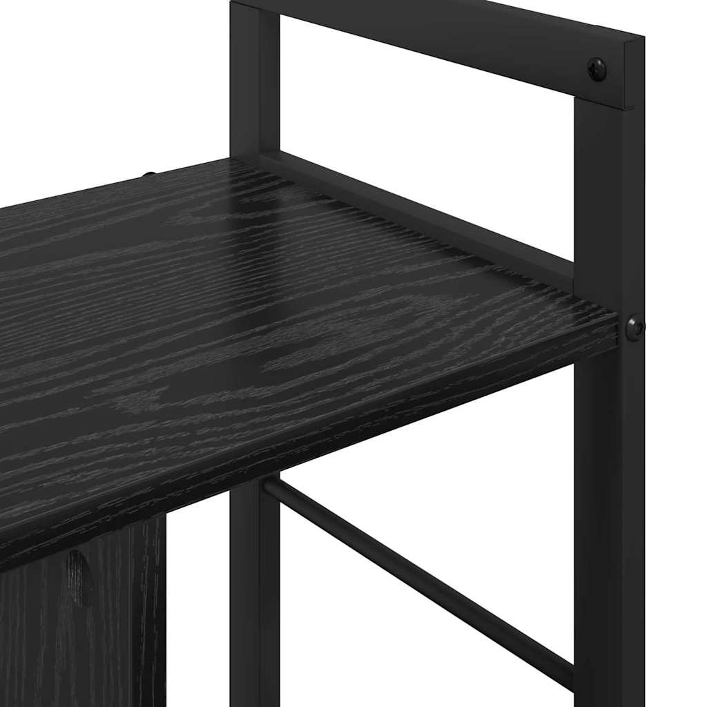 Libreria Rovere Nero 75 x 30 x 58,5 cm Legno multistrato | homemem39