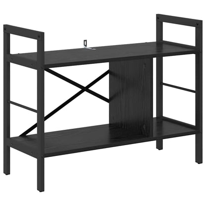 Libreria Rovere Nero 75 x 30 x 58,5 cm Legno multistrato | homemem39