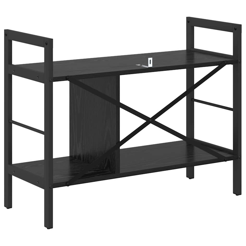 Libreria Rovere Nero 75 x 30 x 58,5 cm Legno multistrato | homemem39