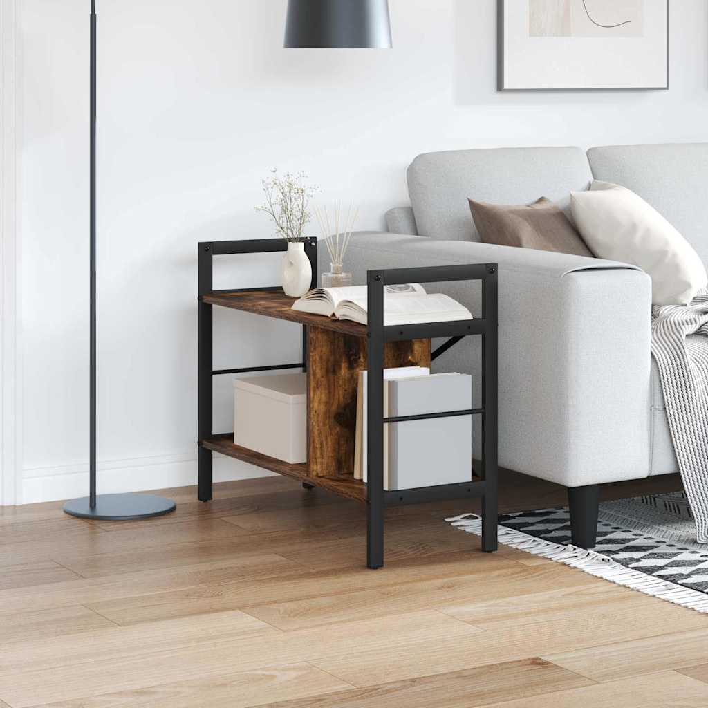 Libreria Rovere fumé 75 x 30 x 58,5 cm Legno multistrato | homemem39