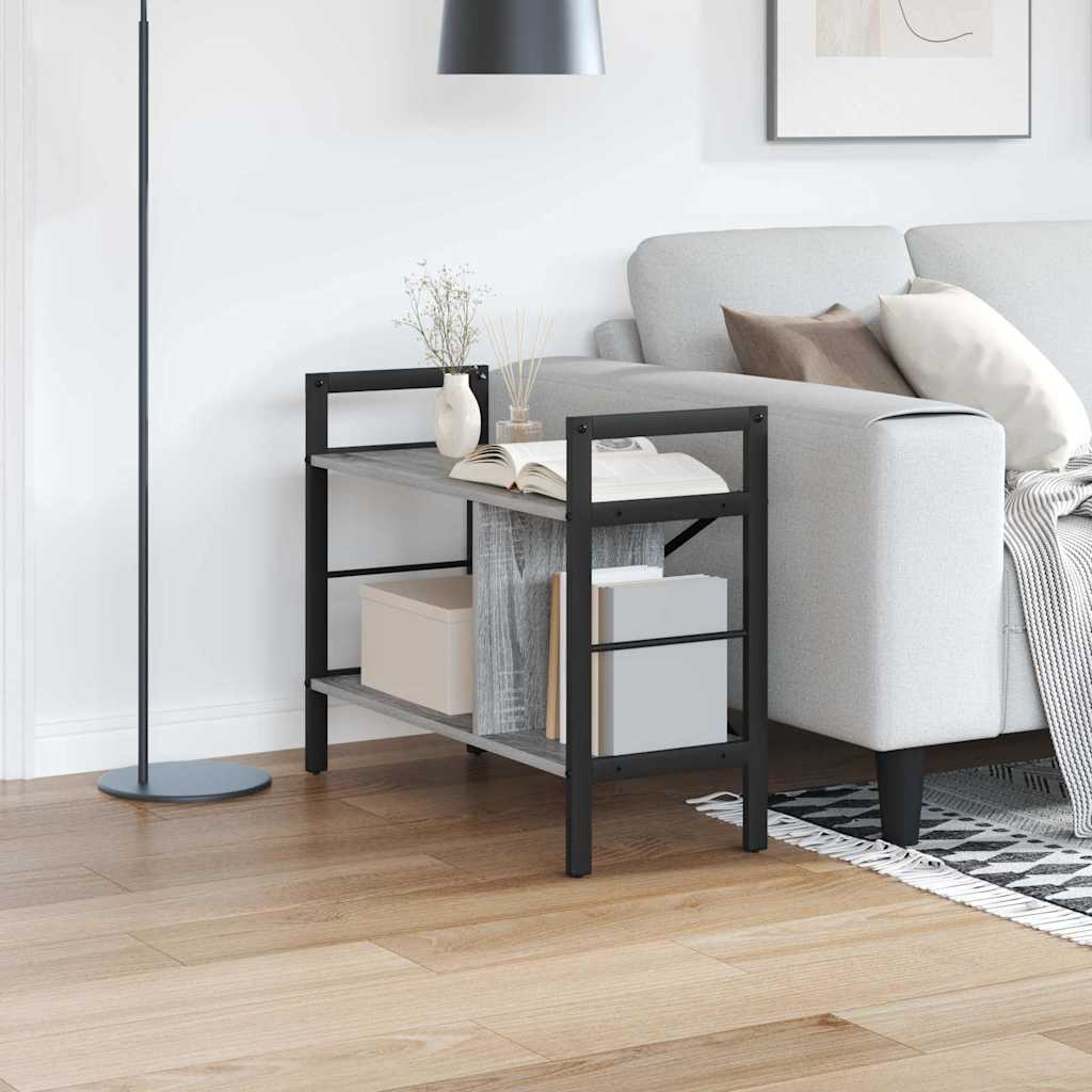 Libreria Grigio Sonoma 75 x 30 x 58,5 cm Legno multistrato