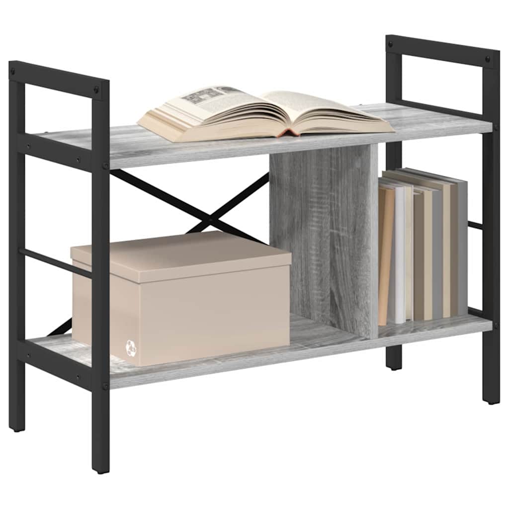 Libreria Grigio Sonoma 75 x 30 x 58,5 cm Legno multistrato