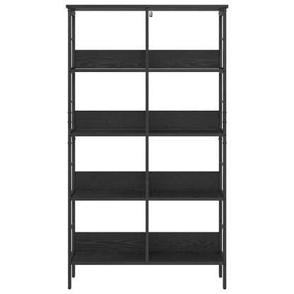 Libreria Rovere Nero 82 x 32 x 144,5 cm Legno multistrato | homemem39