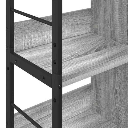 Libreria Grigio Sonoma 82 x 32 x 144,5 cm Legno multistrato | homemem39