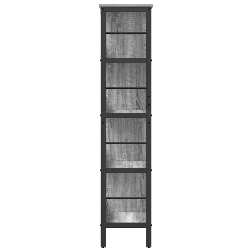 Libreria Grigio Sonoma 82 x 32 x 144,5 cm Legno multistrato | homemem39
