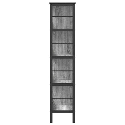 Libreria Grigio Sonoma 82 x 32 x 144,5 cm Legno multistrato | homemem39