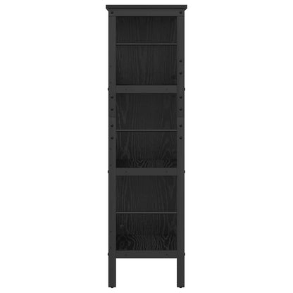 Libreria Rovere Nero 82 x 32 x 112 cm Legno multistrato | homemem39