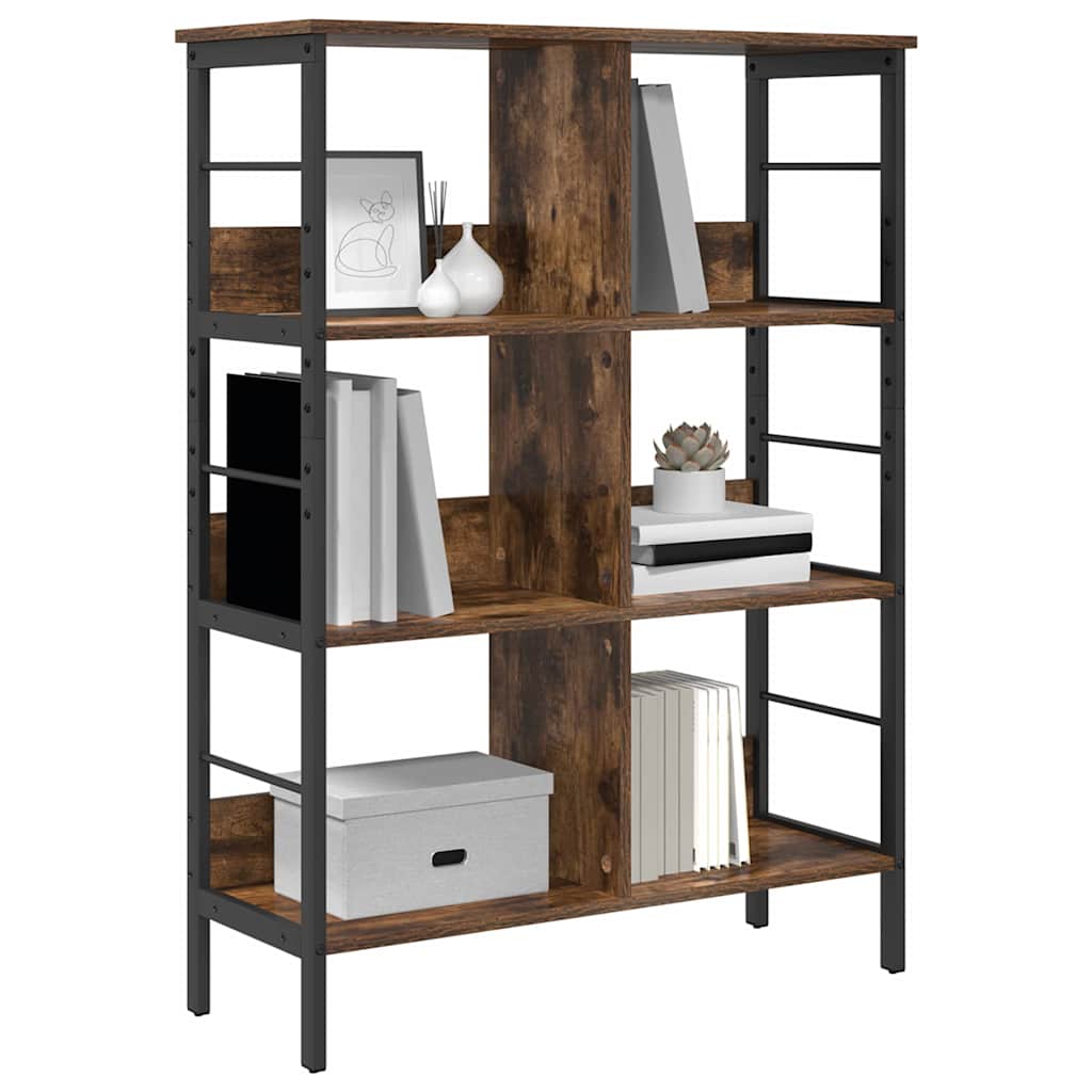 Libreria Rovere fumé 82 x 32 x 112 cm Legno multistrato | homemem39