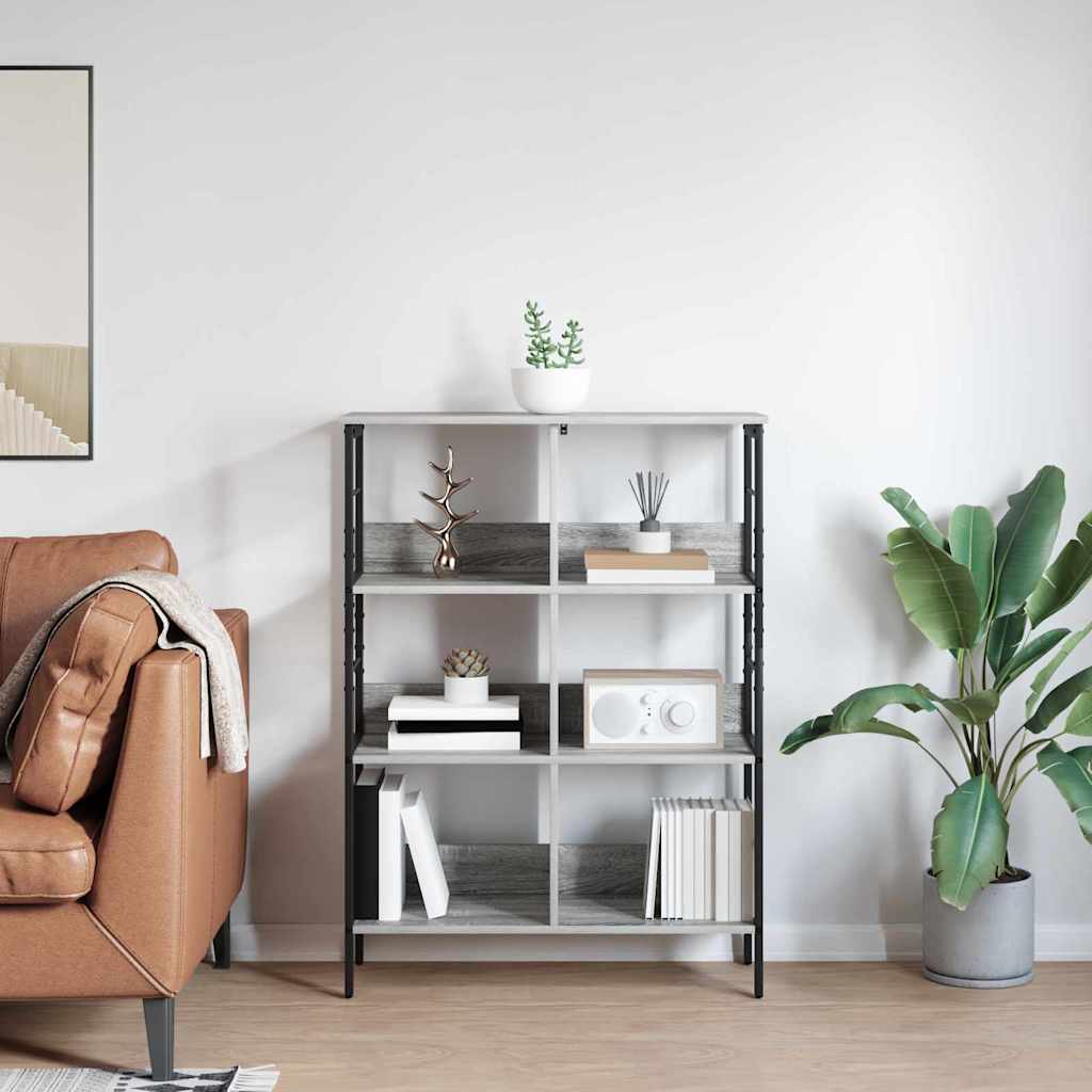 Libreria Grigio Sonoma 82 x 32 x 112 cm Legno multistrato | homemem39