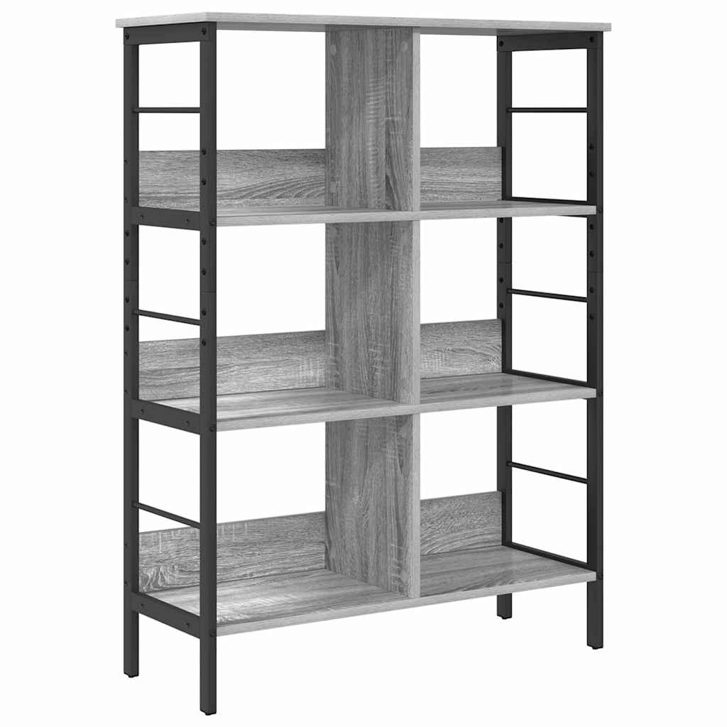Libreria Grigio Sonoma 82 x 32 x 112 cm Legno multistrato
