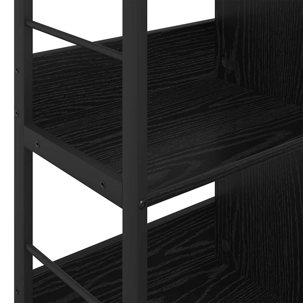Libreria Rovere Nero 82 x 32 x 79 cm Legno multistrato | homemem39