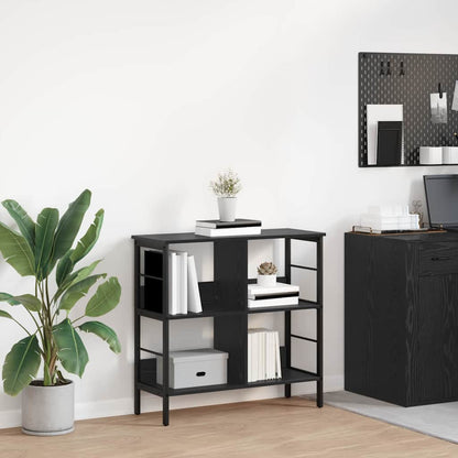 Libreria Rovere Nero 82 x 32 x 79 cm Legno multistrato | homemem39