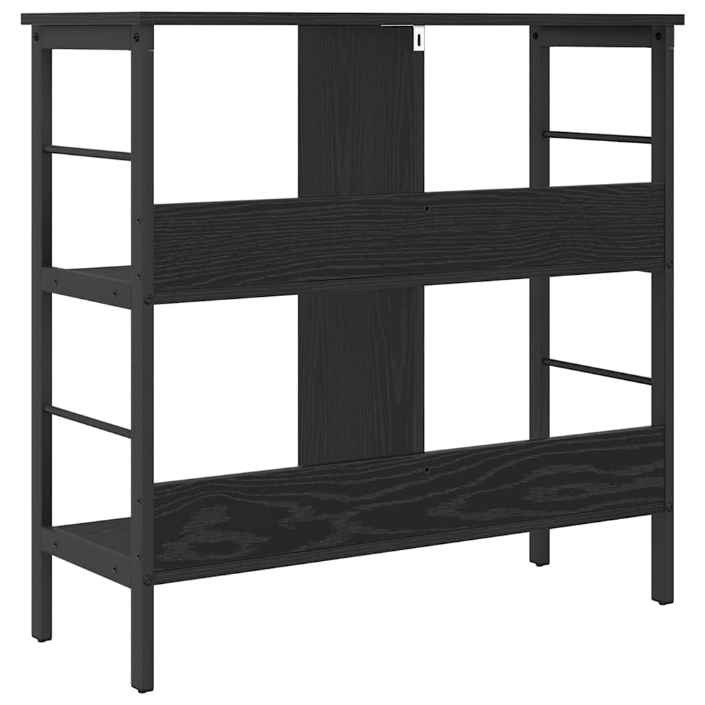 Libreria Rovere Nero 82 x 32 x 79 cm Legno multistrato | homemem39