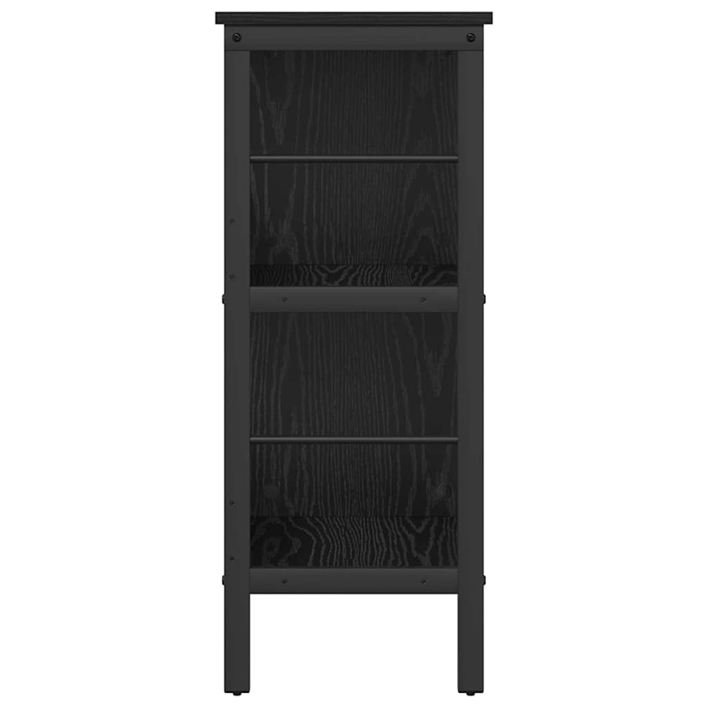 Libreria Rovere Nero 82 x 32 x 79 cm Legno multistrato | homemem39