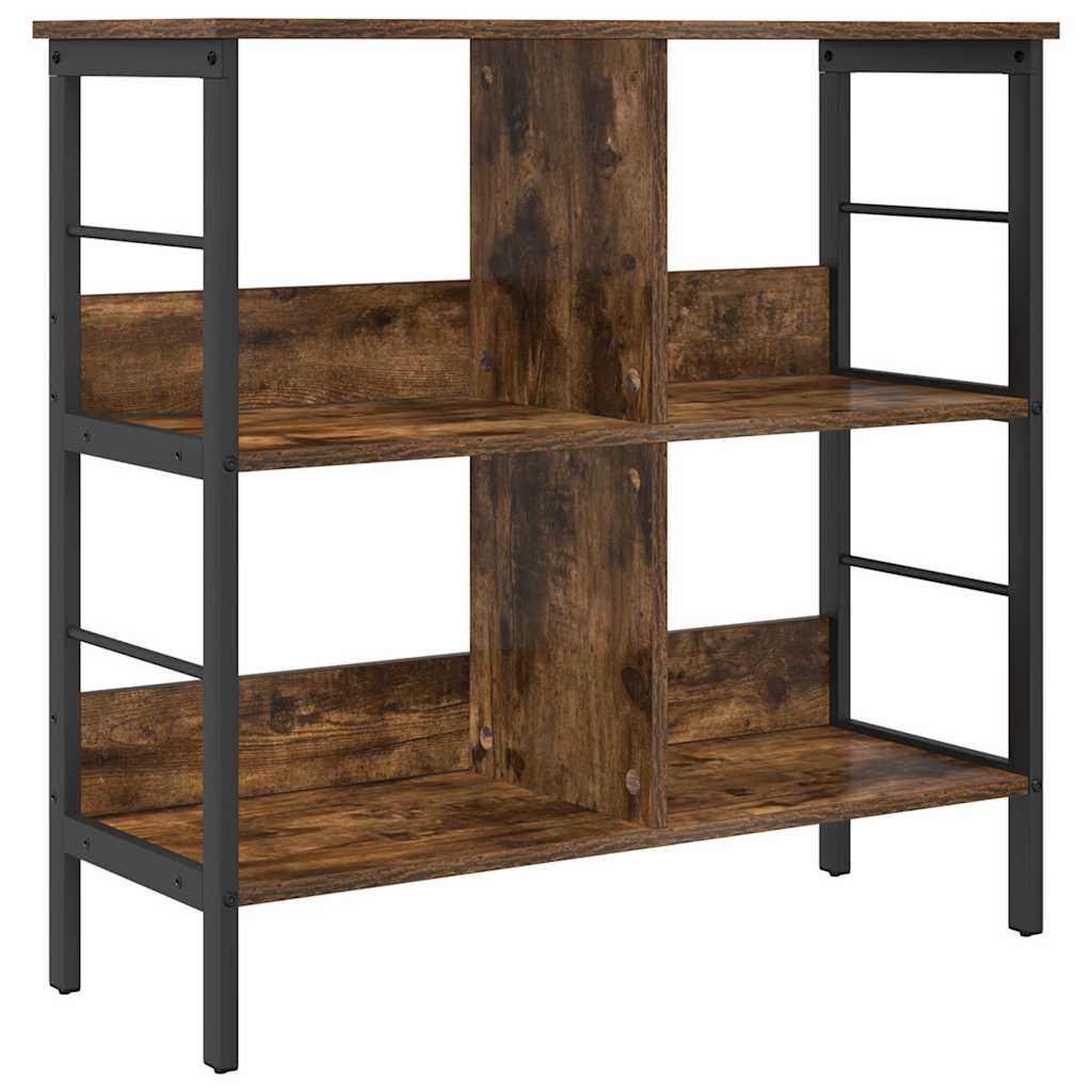 Libreria Rovere fumé 82 x 32 x 79 cm Legno multistrato | homemem39