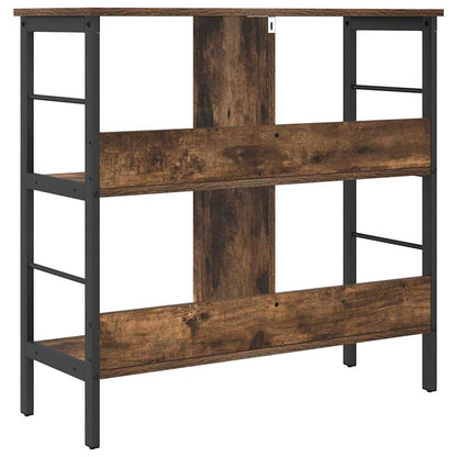 Libreria Rovere fumé 82 x 32 x 79 cm Legno multistrato | homemem39