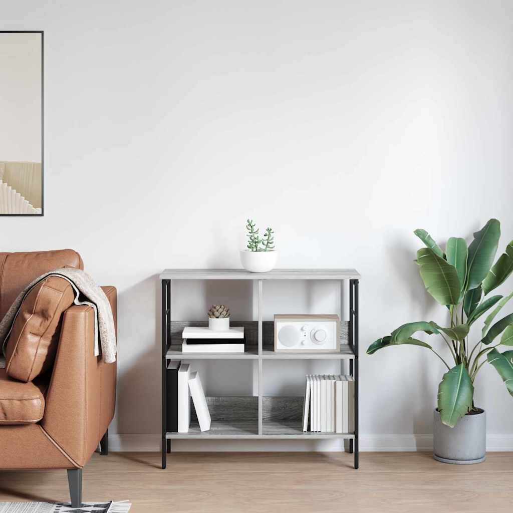 Libreria Grigio Sonoma 82 x 32 x 79 cm Legno multistrato | homemem39