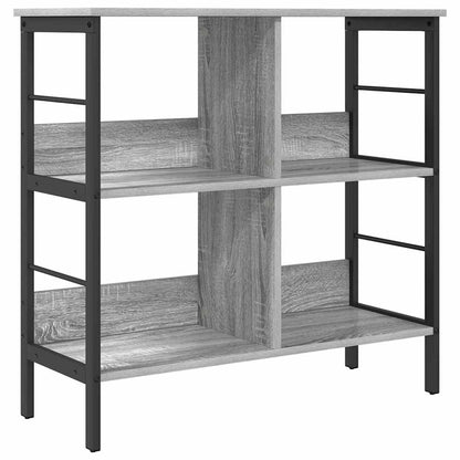 Libreria Grigio Sonoma 82 x 32 x 79 cm Legno multistrato | homemem39