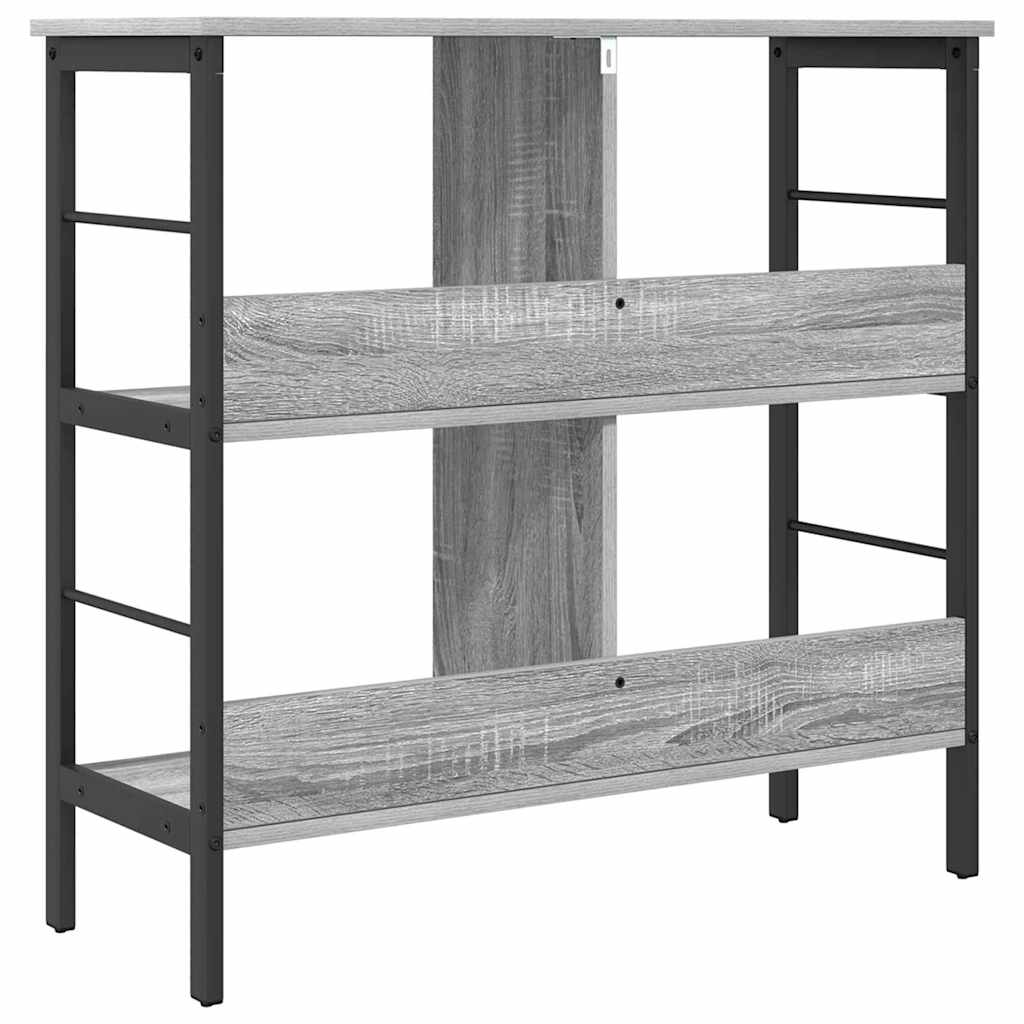 Libreria Grigio Sonoma 82 x 32 x 79 cm Legno multistrato | homemem39