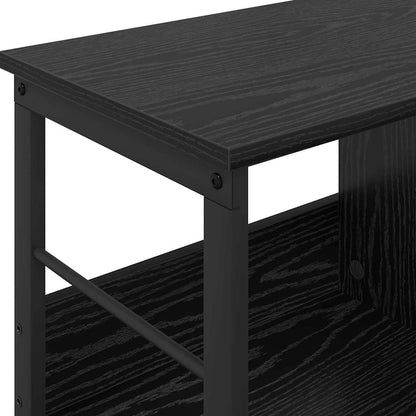 Libreria Rovere Nero 82 x 32 x 47 cm Legno multistrato | homemem39