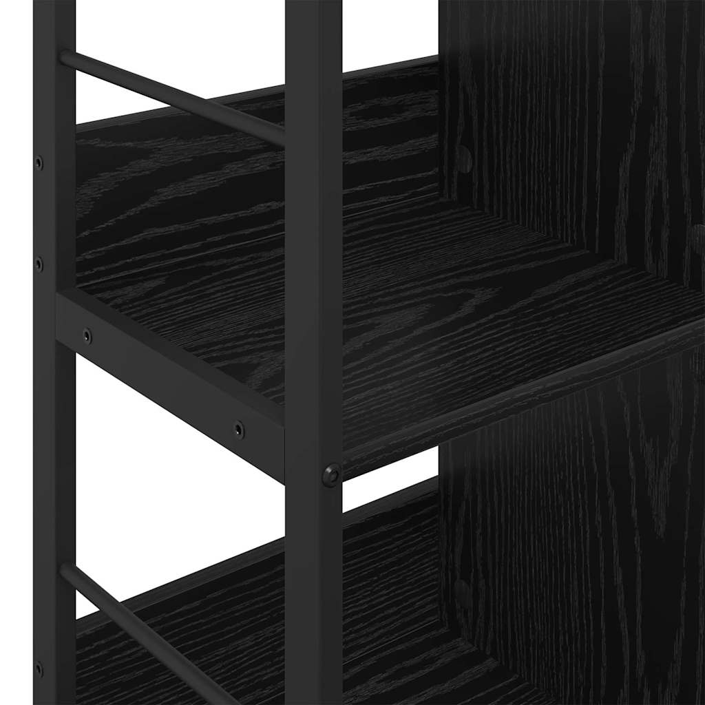 Libreria Rovere Nero 102 x 32 x 104,5 cm Legno multistrato | homemem39