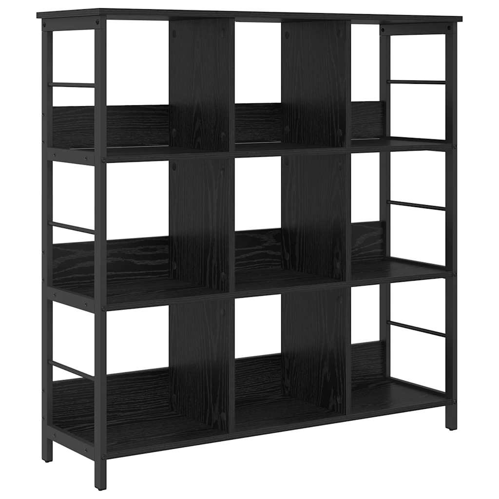 Libreria Rovere Nero 102 x 32 x 104,5 cm Legno multistrato | homemem39