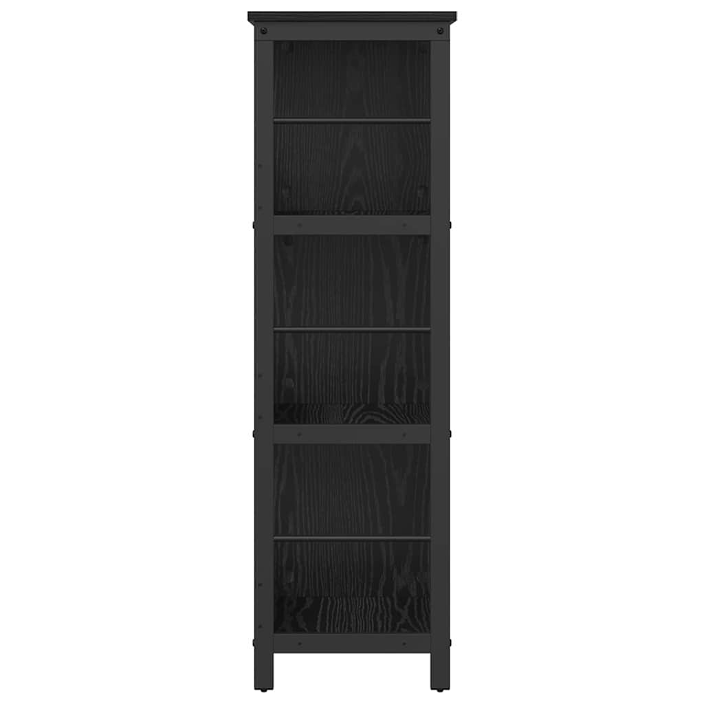 Libreria Rovere Nero 102 x 32 x 104,5 cm Legno multistrato | homemem39