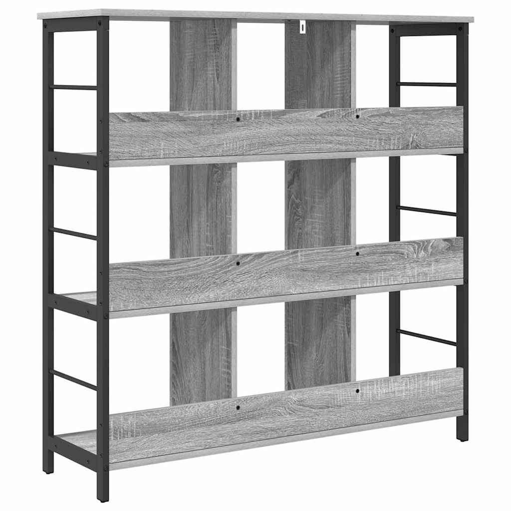 Libreria Grigio Sonoma 102 x 32 x 104,5 cm Legno multistrato | homemem39