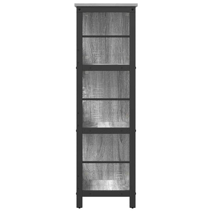 Libreria Grigio Sonoma 102 x 32 x 104,5 cm Legno multistrato | homemem39