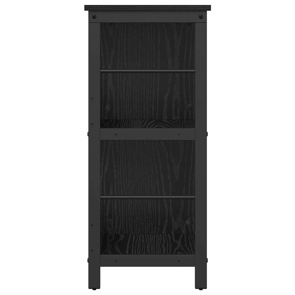 Libreria Rovere Nero 102 x 32 x 72,5 cm Legno multistrato | homemem39
