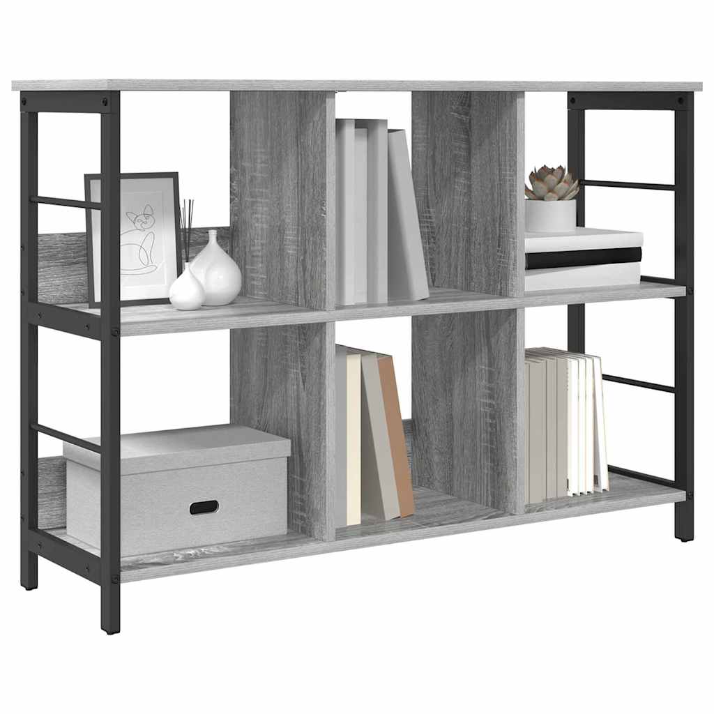 Libreria Grigio Sonoma 102 x 32 x 72,5 cm Legno multistrato | homemem39