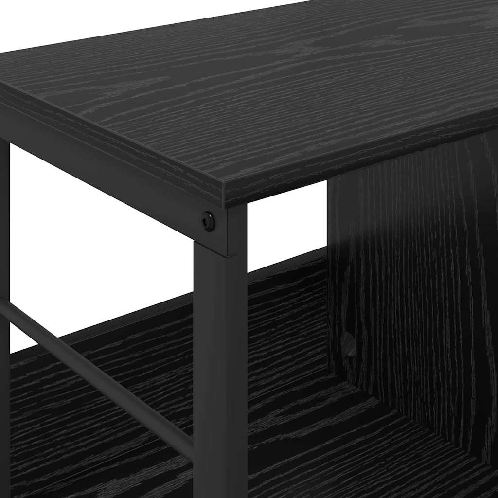 Libreria Rovere Nero 102 x 32 x 40,5 cm Legno multistrato | homemem39
