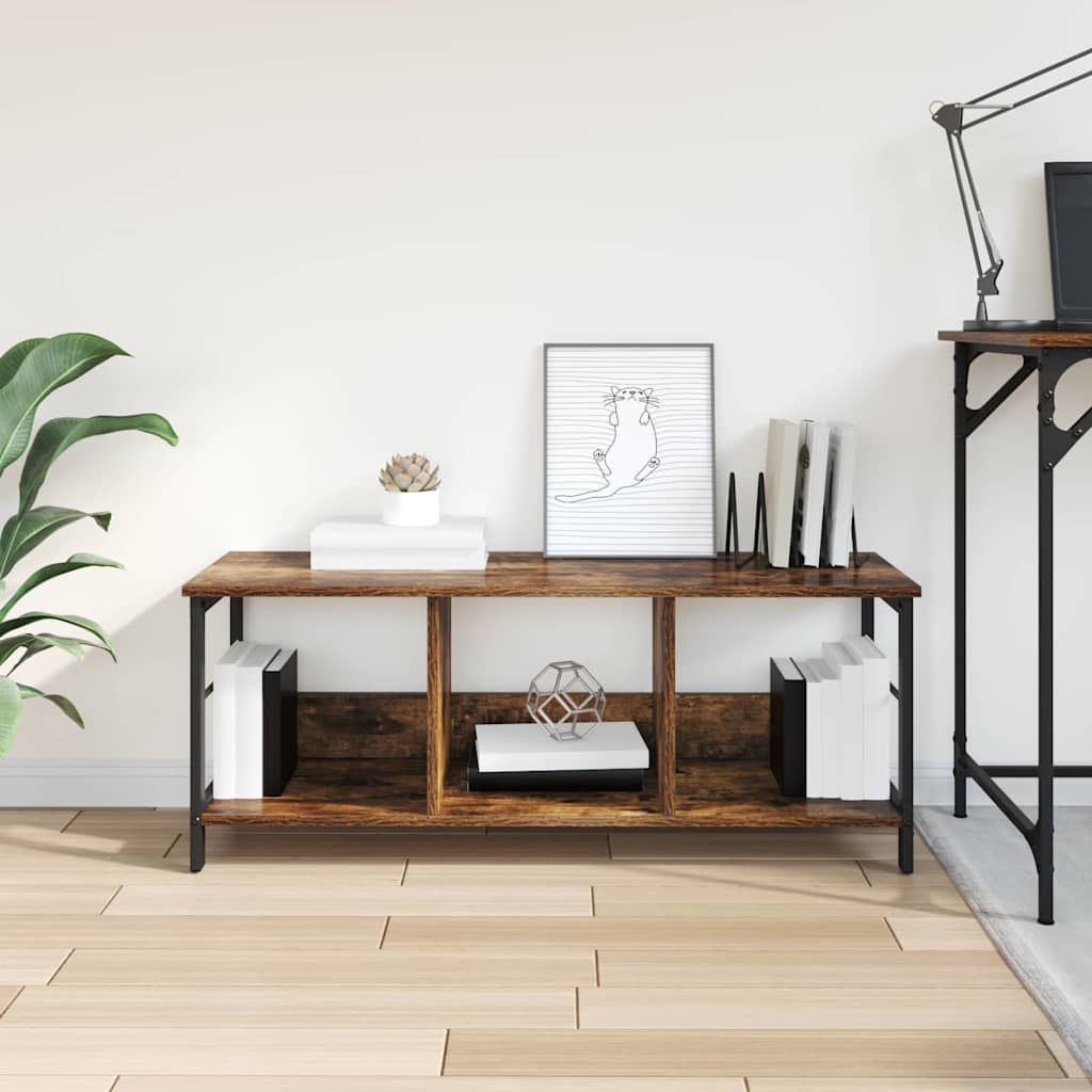 Libreria Rovere fumé 102 x 32 x 40,5 cm Legno multistrato | homemem39