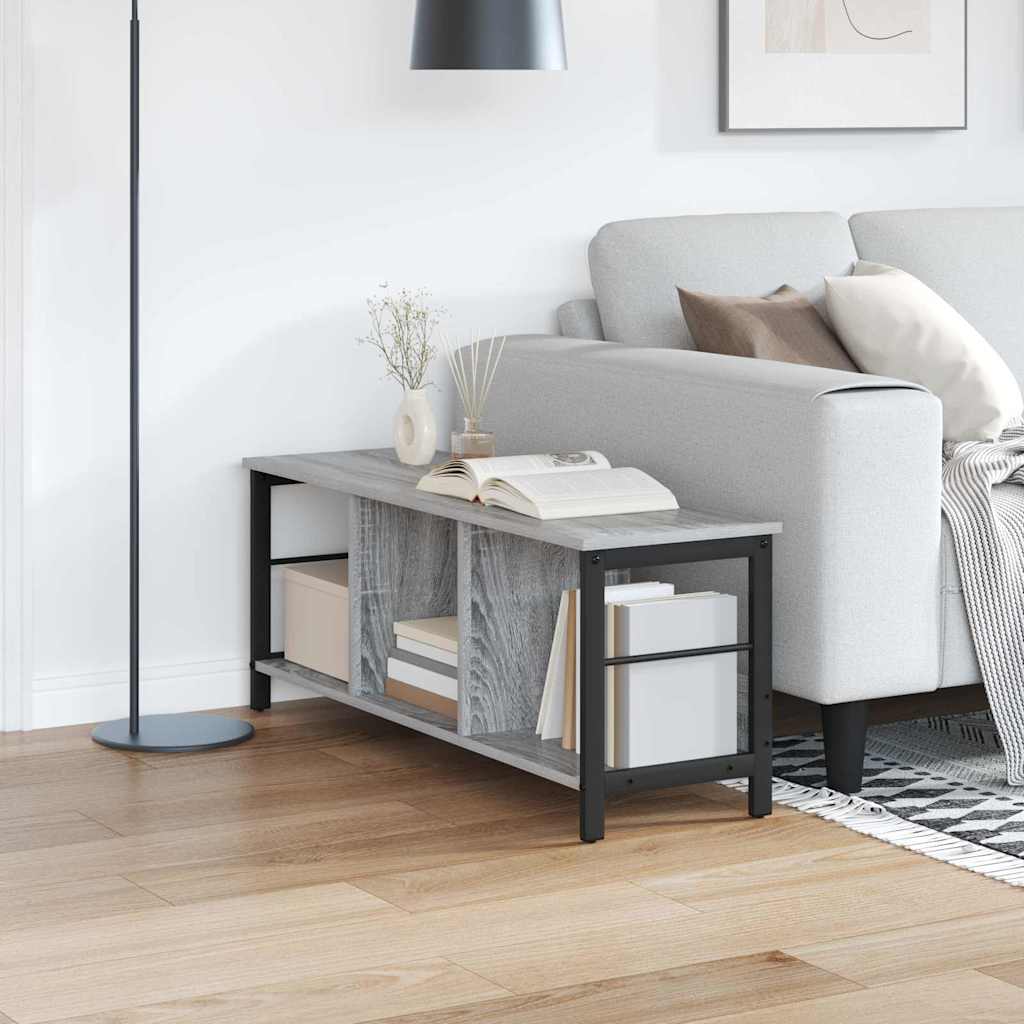 Libreria Grigio Sonoma 102 x 32 x 40,5 cm Legno multistrato | homemem39
