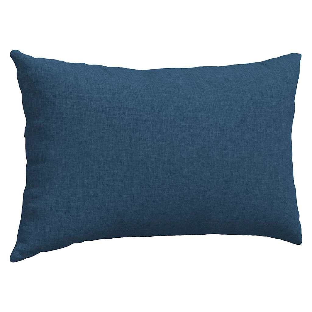 Cuscini da Divano 2 pcs Blu 50 x 30 cm Tessuto | homemem39