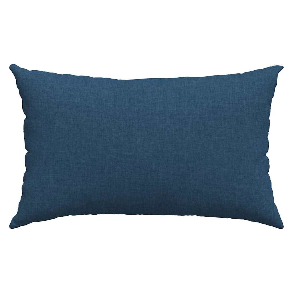 Cuscini da Divano 2 pcs Blu 50 x 30 cm Tessuto | homemem39