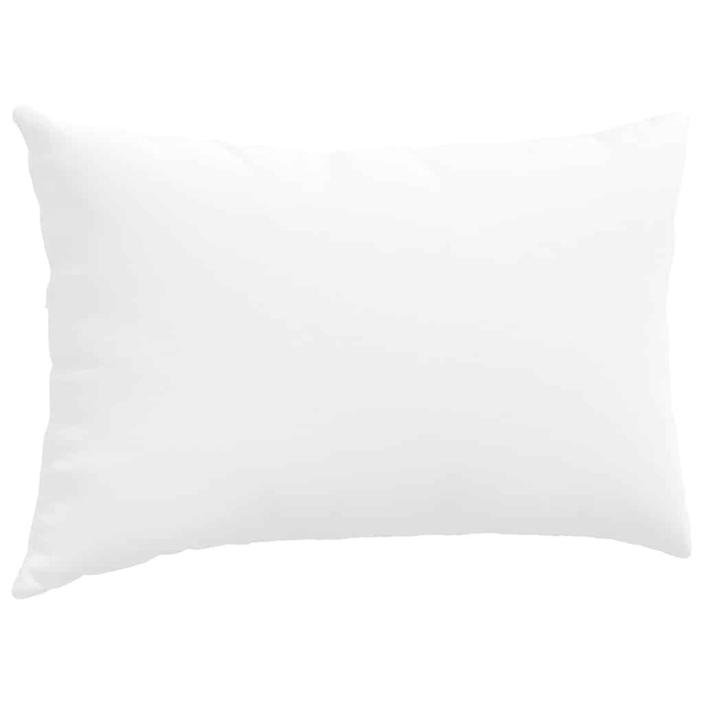 Cuscini da Divano 2 pcs Bianco 50 x 30 cm Tessuto | homemem39