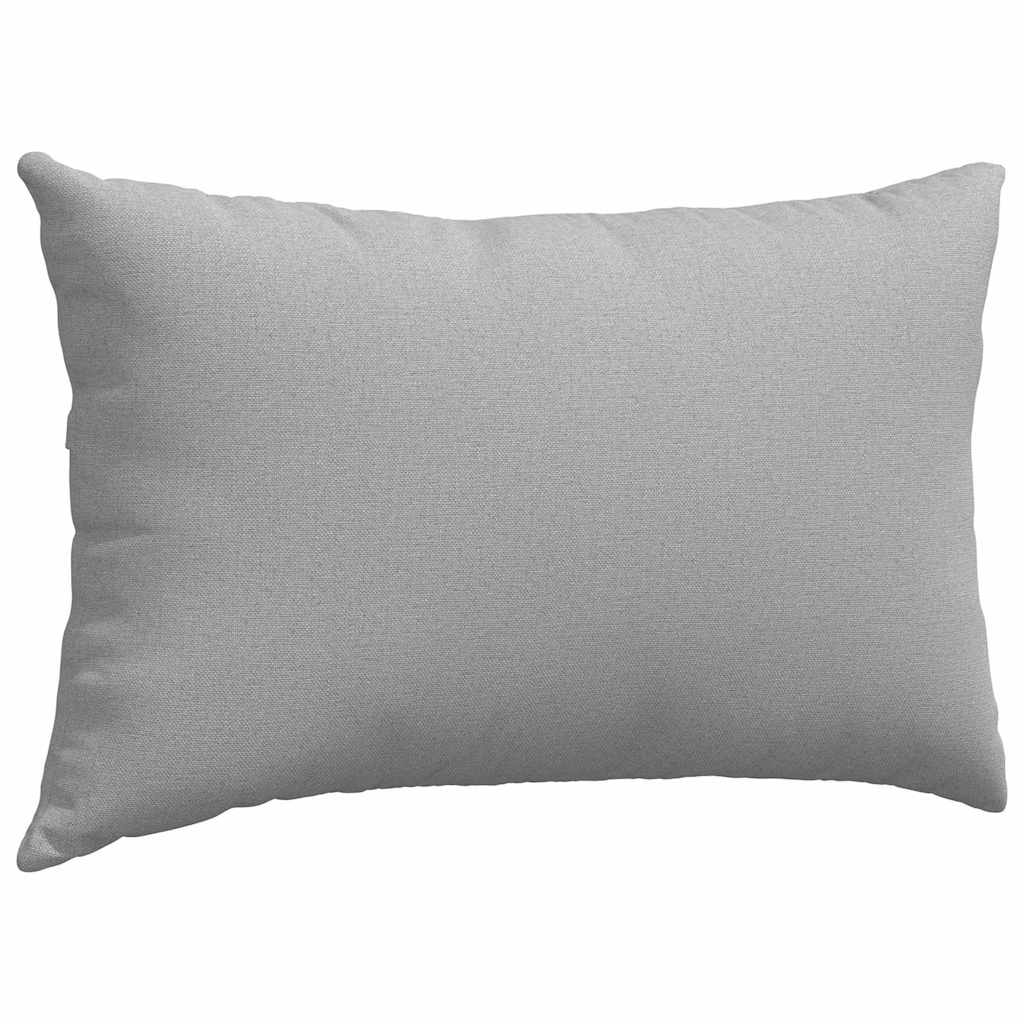 Cuscini da Divano 2 pcs Grigio Nuvola 50 x 30 cm Tessuto | homemem39