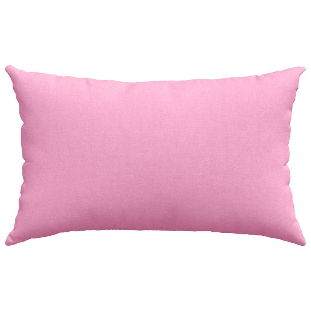 Cuscini da Divano 2 pcs Rosa 50 x 30 cm Tessuto