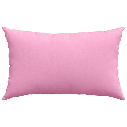 Cuscini da Divano 2 pcs Rosa 50 x 30 cm Tessuto