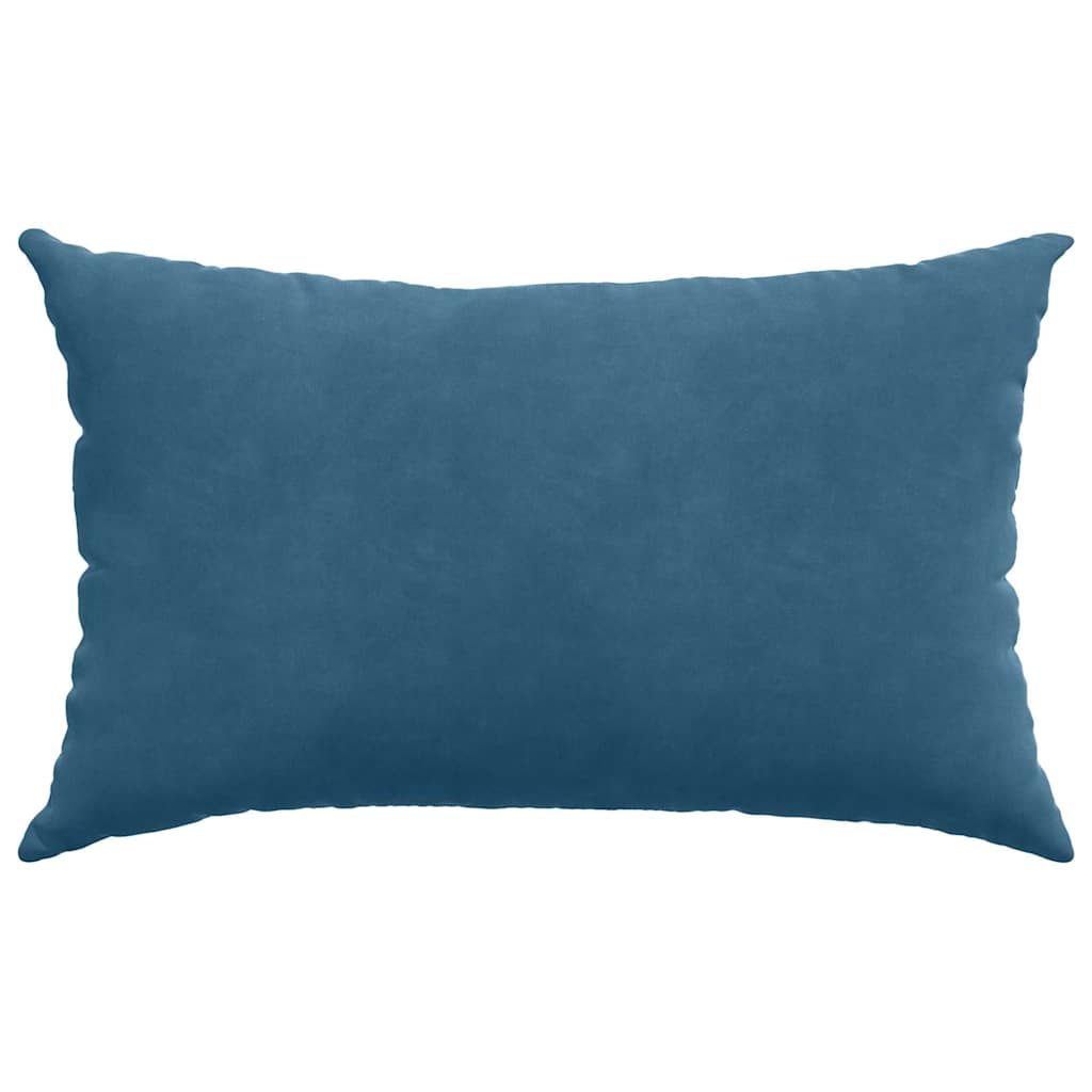 Cuscini da Divano 2 pcs Blu 50 x 30 cm Tessuto in Cords | homemem39