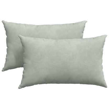 Cuscini da Divano 2 pcs Grigio chiaro 50 x 30 cm | homemem39