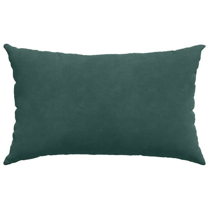 Cuscini da Divano 2 pcs Verde scuro 50 x 30 cm Tessuto in Cords | homemem39