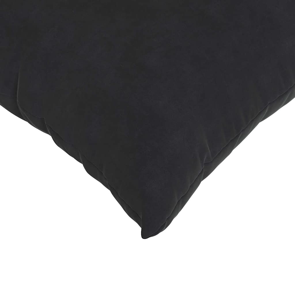 Cuscini da Divano 2 pcs Nero 50 x 30 cm Tessuto in Cords | homemem39