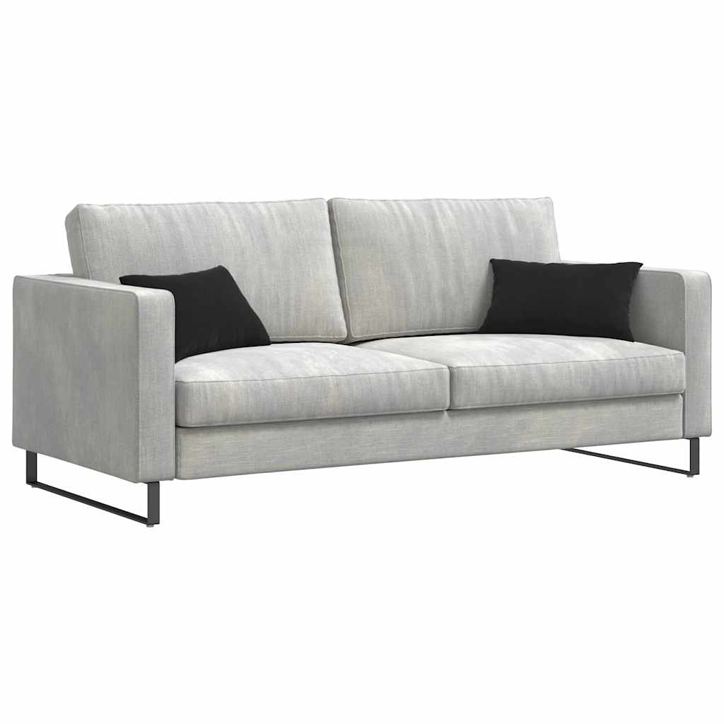 Cuscini da Divano 2 pcs Nero 50 x 30 cm Tessuto in Cords | homemem39