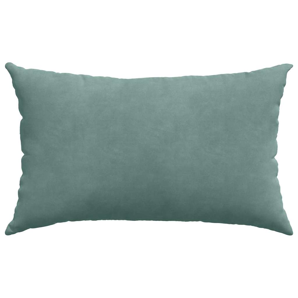 Cuscini da Divano 2 pcs Verde Mare 50 x 30 cm Tessuto in Cords | homemem39